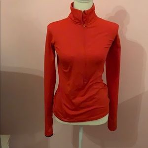 Nike Pro Dri-Fit Quarter Zip Pull Over Jacket Red